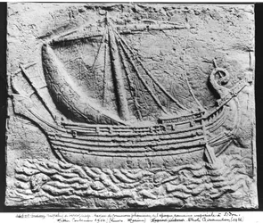 Een Fenicisch Handelsschip bij Sidon (detail)
